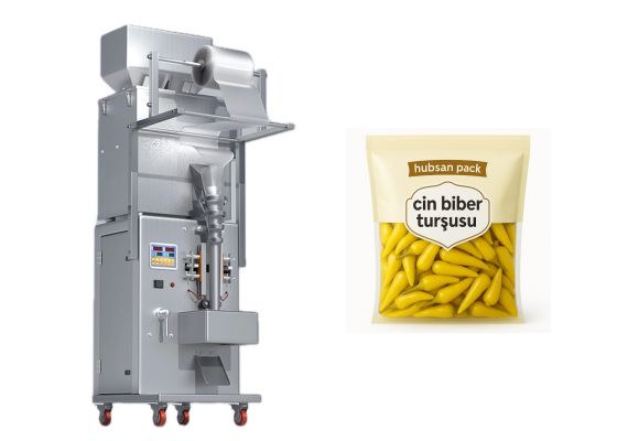 Cin Biber Dolum ve Paketleme Makinesi
