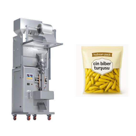 Cin Biber Dolum ve Paketleme Makinesi